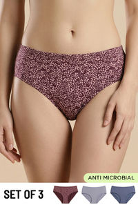 Zivame Low Rise Full Coverage Hipster Panty (Pack of 3) - Multicolor — thumbnail 1